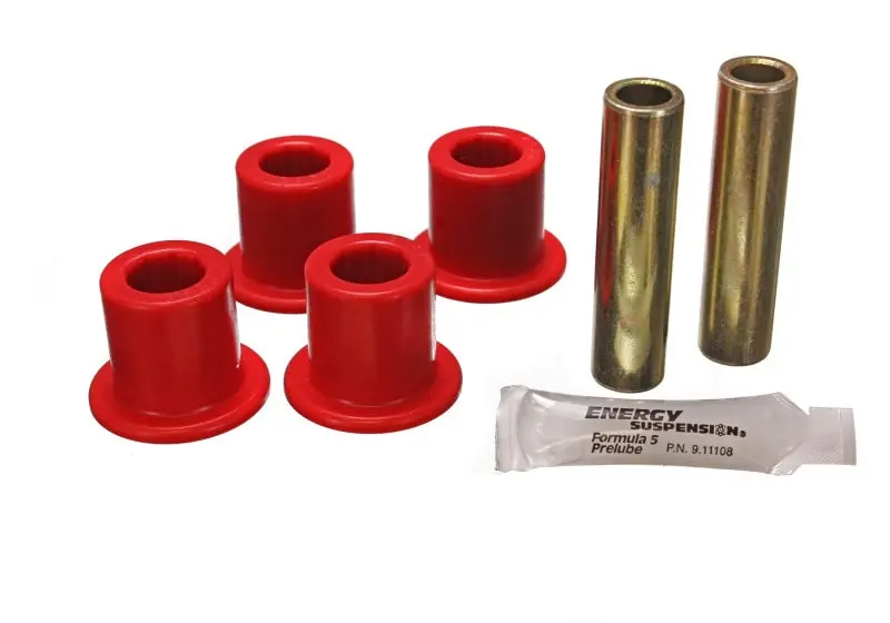 Energy Suspension Red Polyurethane Frame Shackle Bushing Kit For Jeep Applications 1