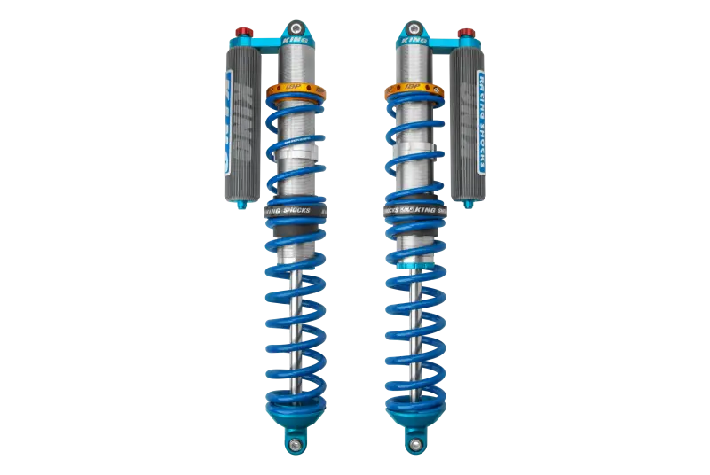 King Can-Am Maverick R 3.0 Front Coilover Shock – Adjustable With Finned Reservoir (Trimming Required) 1