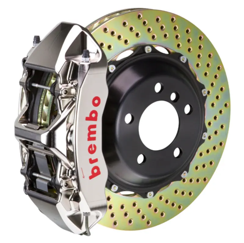 Brembo 16-18 Focus Rs Front Gtr Bbk 6 Piston Billet380X32 2Pc Rotor Drilled- Nickel Plated 1