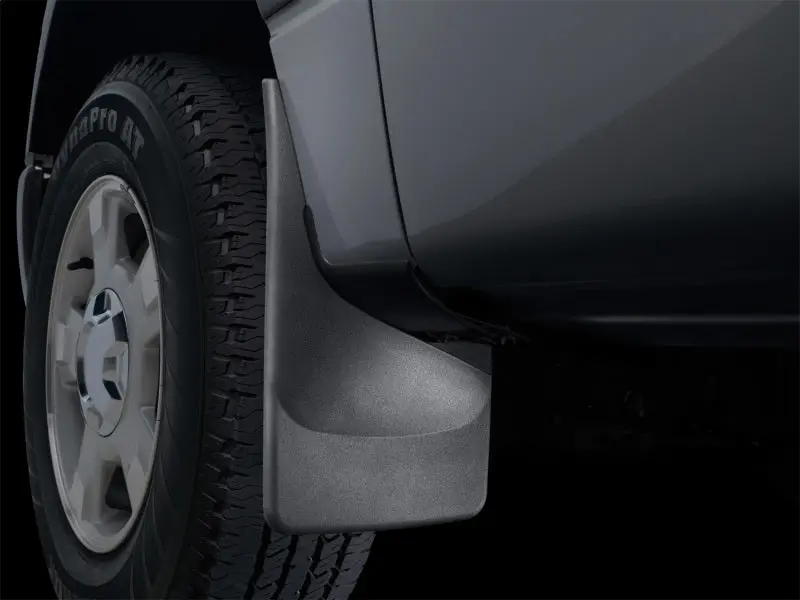 Weathertech No-Drill Mudflaps For 2014–2024 Subaru Forester – Black, Rear Splash Guard Alternative 1