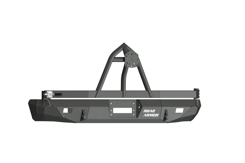 Road Armor Stealth Rear Winch Bumper With Integrated Tire Carrier – Black Textured Finish For 1999–2007 Ford Excursion 1