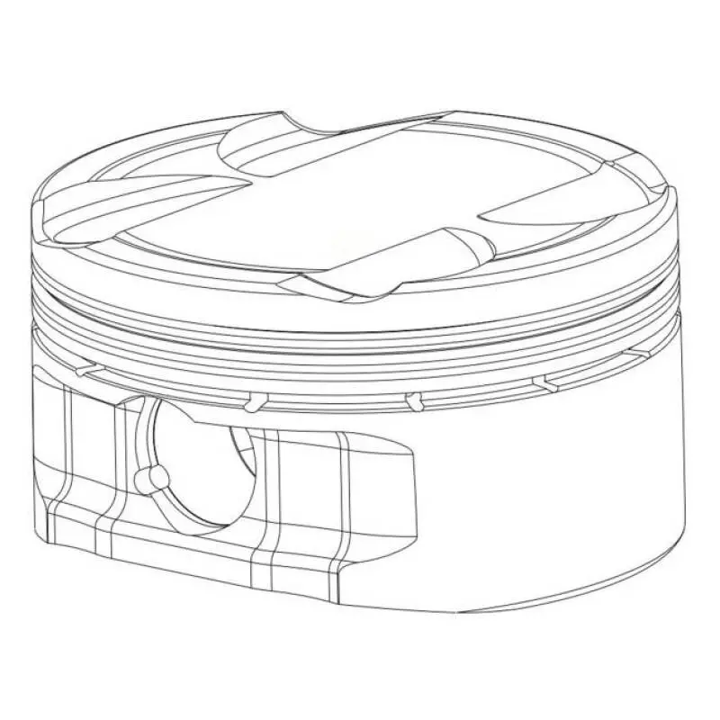 Cp Pistons & Rings Set For Mini Cooper S N18 1.6L – 77.0Mm Bore, Std Size, 10.5:1 Compression Ratio 1