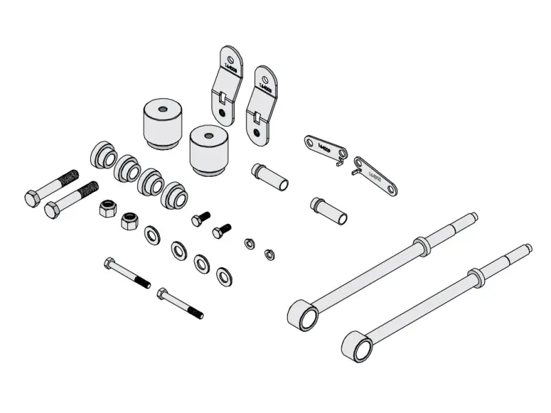 Icon 4.5-Inch Front Lift Box Kit For 2005–2007 Ford F-250/F-350 Super Duty 2