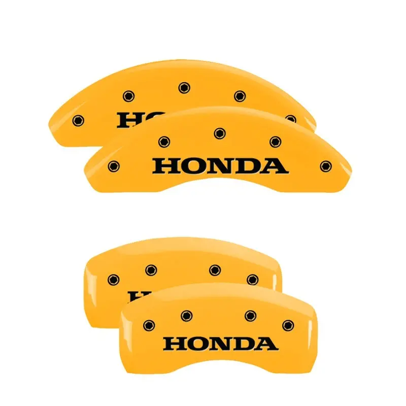Mgp Engraved Caliper Covers – Yellow Finish For 2018 Honda Accord (Front & Rear) 2