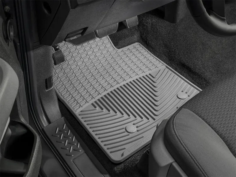 Weathertech Front Floor Mats For 2009–2011 Toyota Venza – Gray Rubber 2